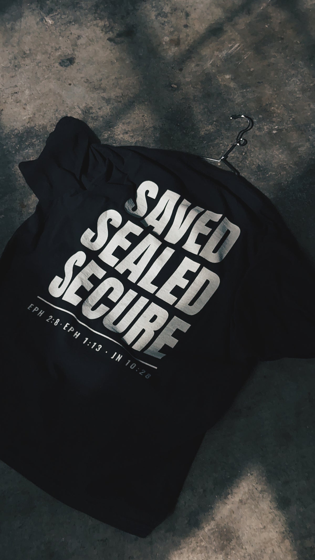 Saved Sealed Secure T-Shirt | Doctrine Matters Christian Tee