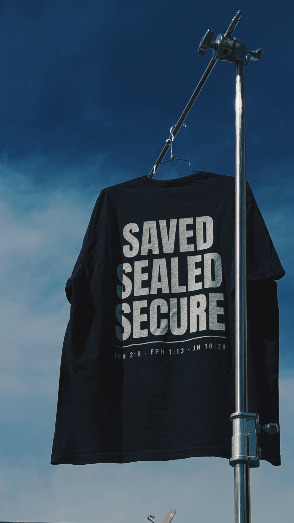 Saved Sealed Secure T-Shirt | Doctrine Matters Christian Tee