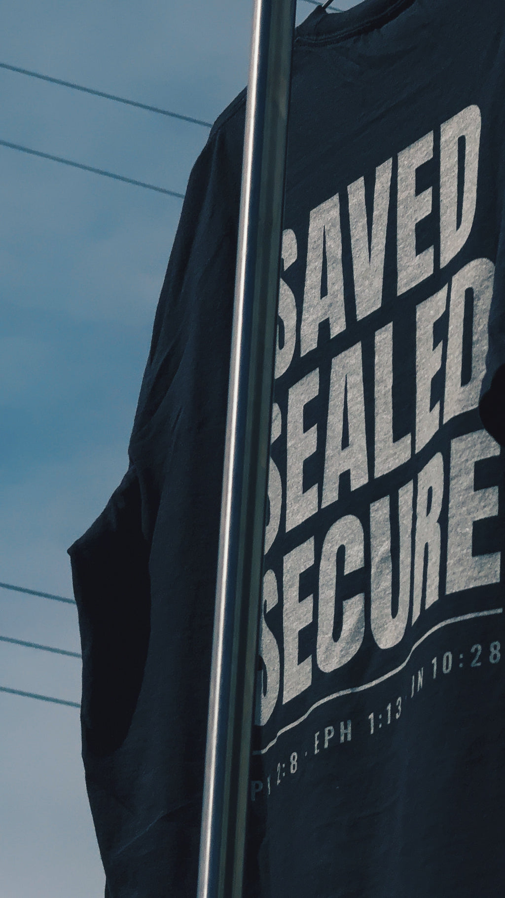 Saved Sealed Secure T-Shirt | Doctrine Matters Christian Tee